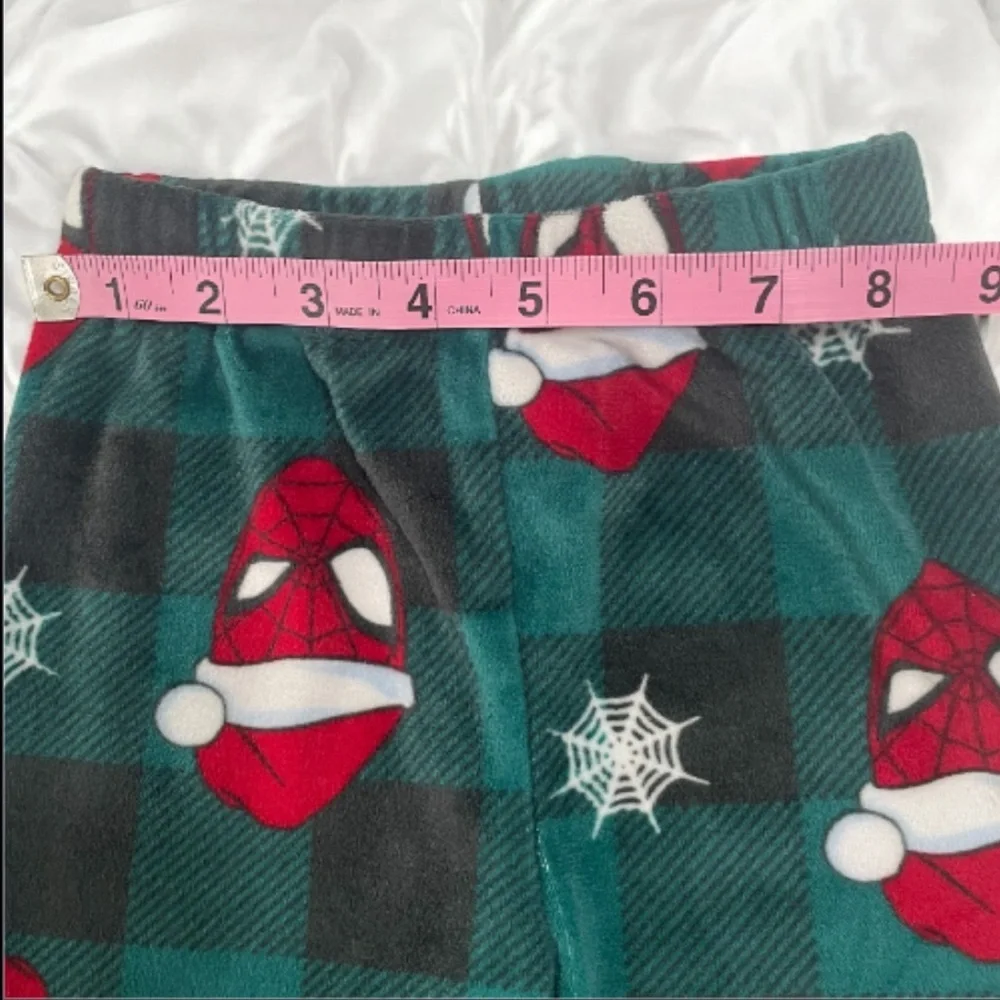 Marvel Spidey Red and Green Santa Clause Kids Pajama Set